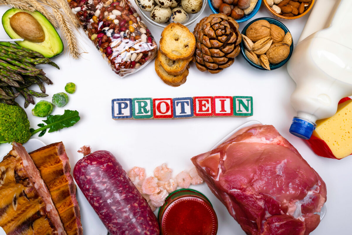 The 8 Hottest Food Trends You Should Avoid in 2026 1 High protein foods, meat, caviar, seafood, vegetables, nuts, milk. Top view. Healthy eating concept