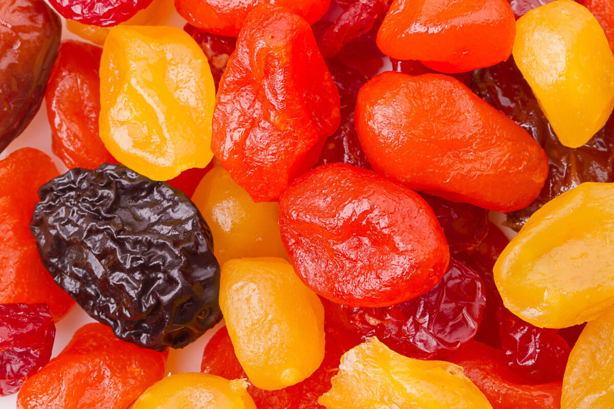How These 6 “Age Defying” Foods Could Be Harming Your Skin 2 Dried fruit - prunes, apricots, figs, dogwood and date. Nature background