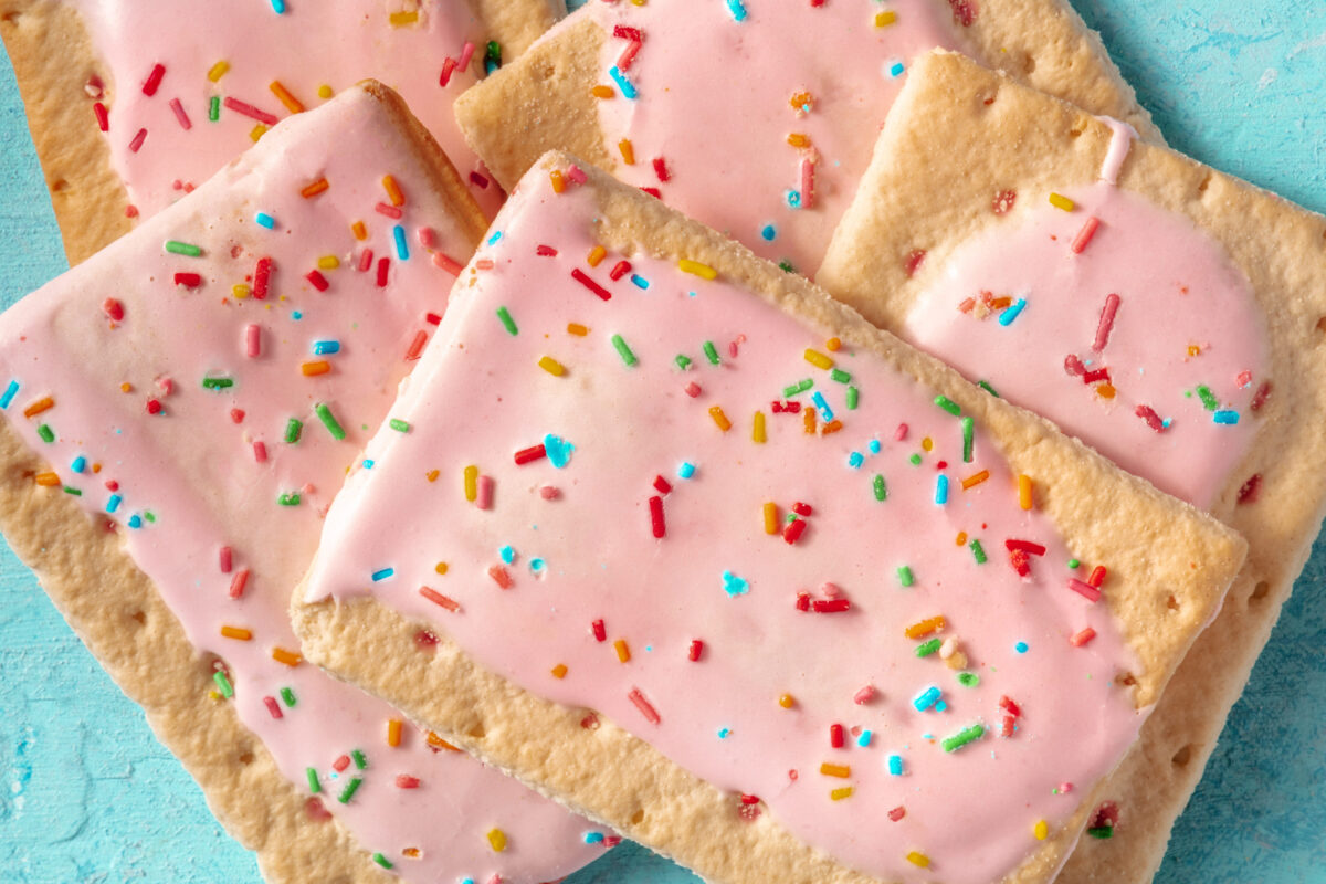 11 Discontinued Foods We Miss From the 90s 4 tarts, or toaster pastry, shot from the top