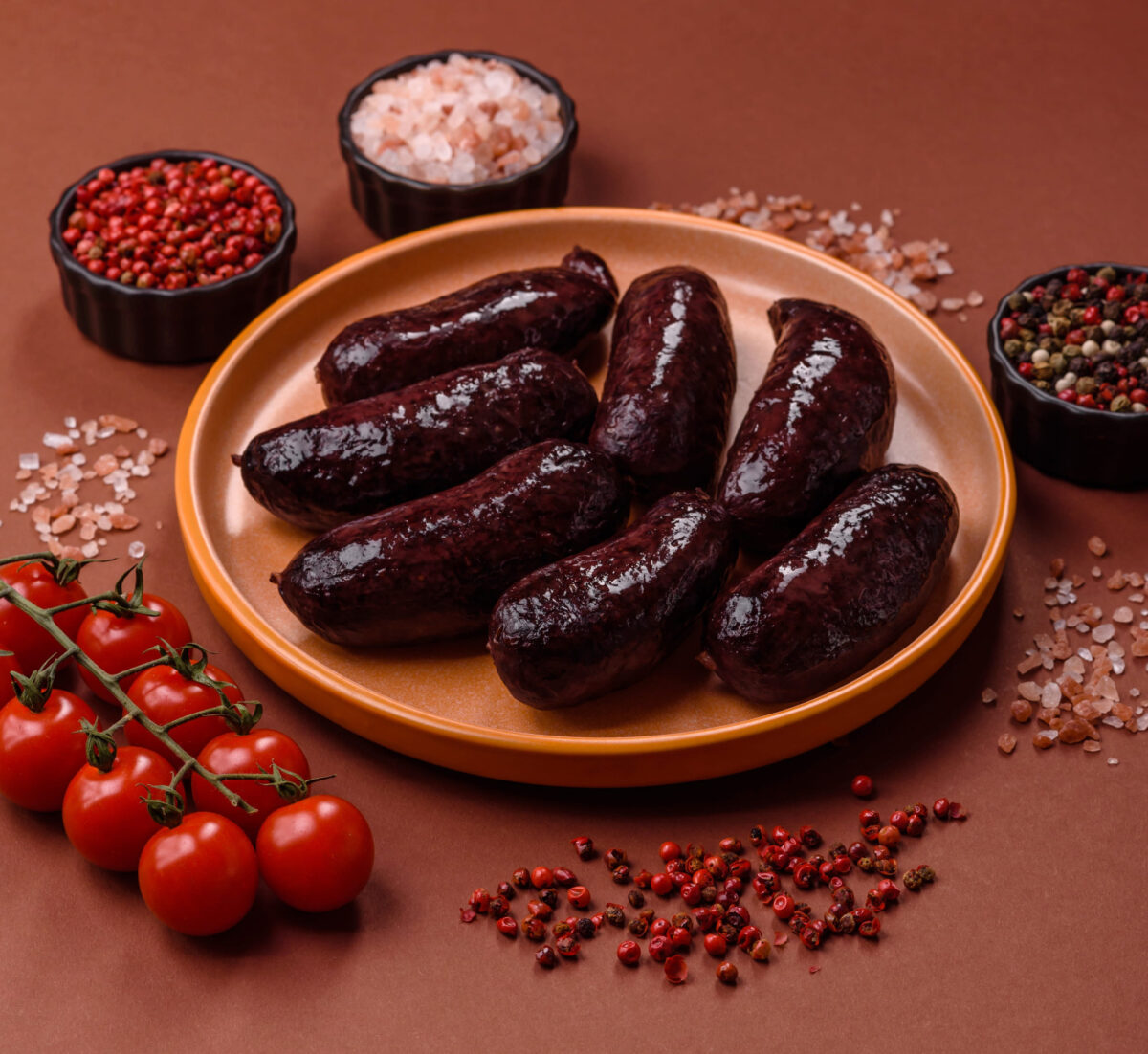 10 Stinky Foods That Are Surprisingly Delicious 4 Blood sausage, pudding, meat food with lard and spices. Blood sausage cooked on the grill for dinner