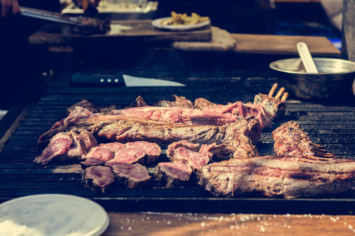 10 Ways You Are Cooking Meat Wrong and How to Fix Them 4 Tasty meat on a barbeque. Street food photography.