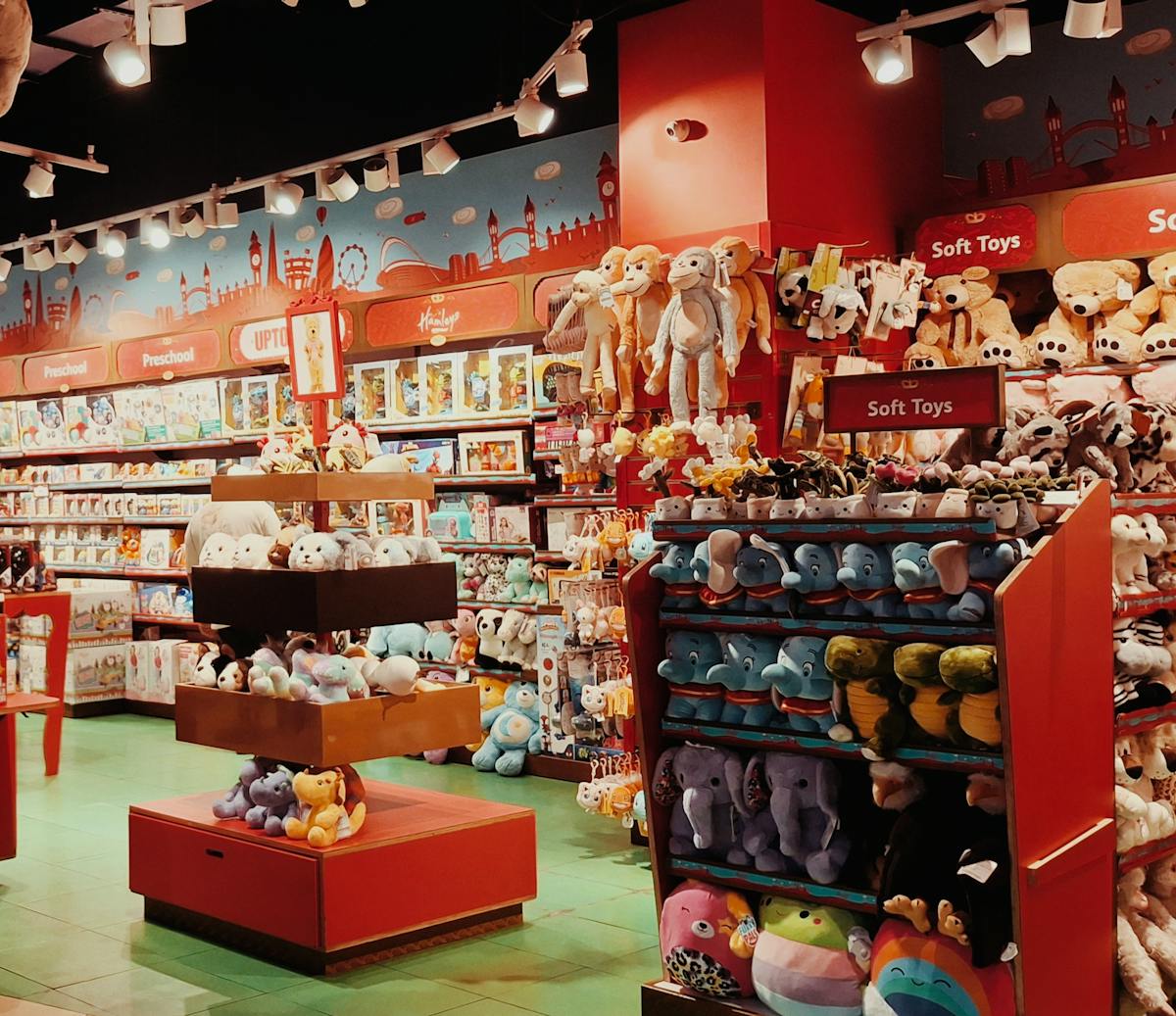 10 Parenting Habits That Drain Your Budget 3 Explore a colorful toy store in Kerala, India filled with plush toys and educational games.