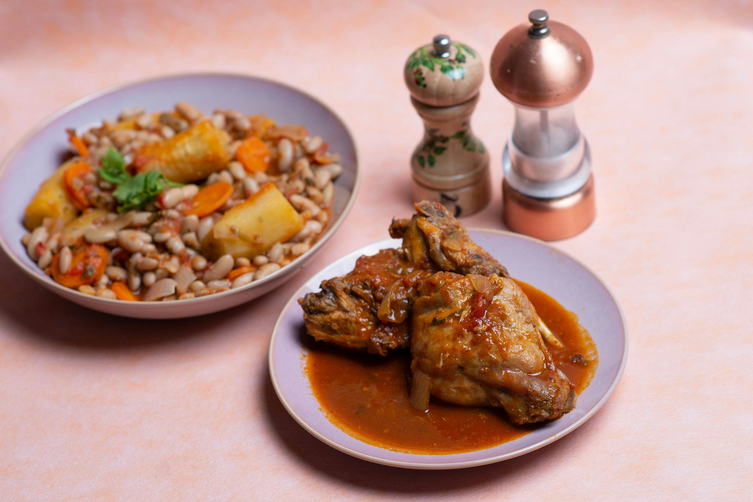 Avoid These 10 Foods on a First Date, They Could Destroy Your Chances 3 Flavorful African-style chicken stew with beans, carrots, and potatoes, perfect for culinary inspiration.