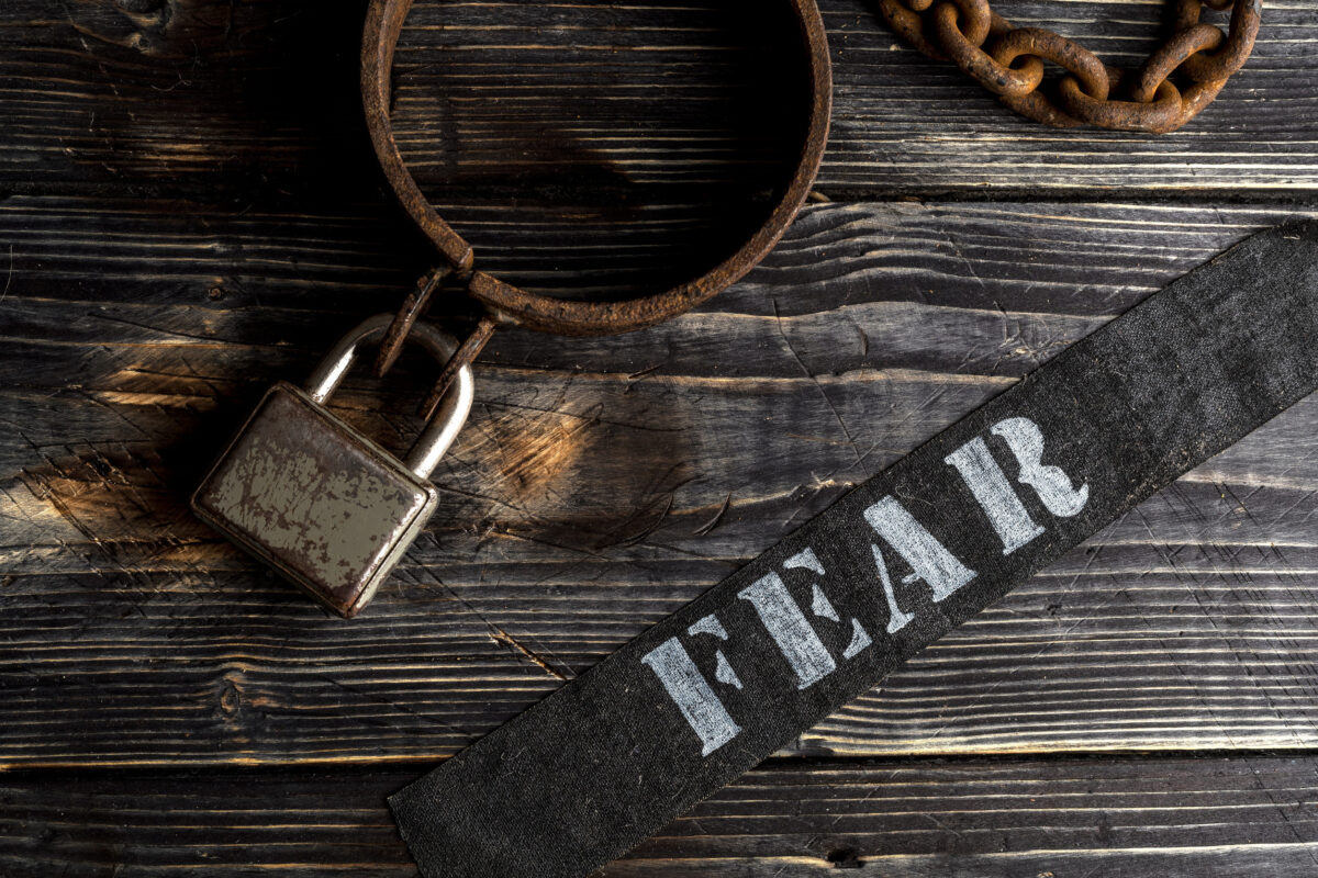 9 Scarcely Hidden Facts About Your Own Personality That Disrupts Profound Peace 2 Collar of the fear. Fear clutches your neck.