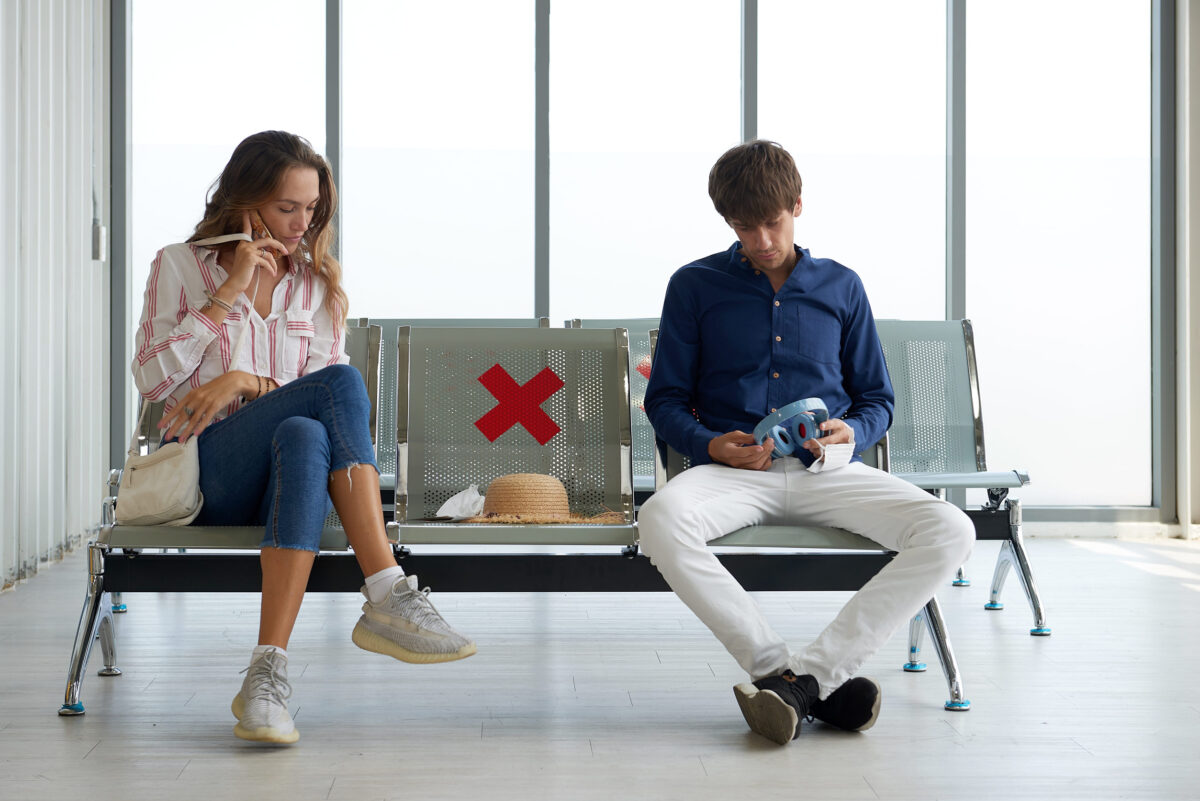 Unhappy travellers 
