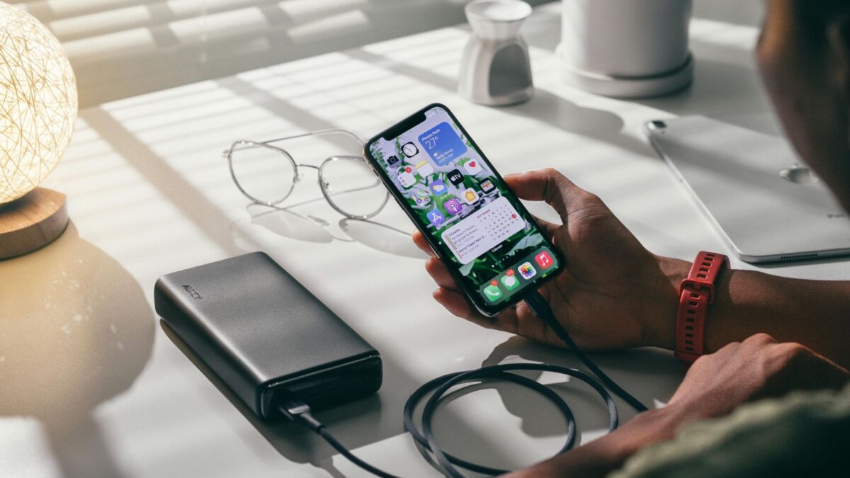 Using phone while charging