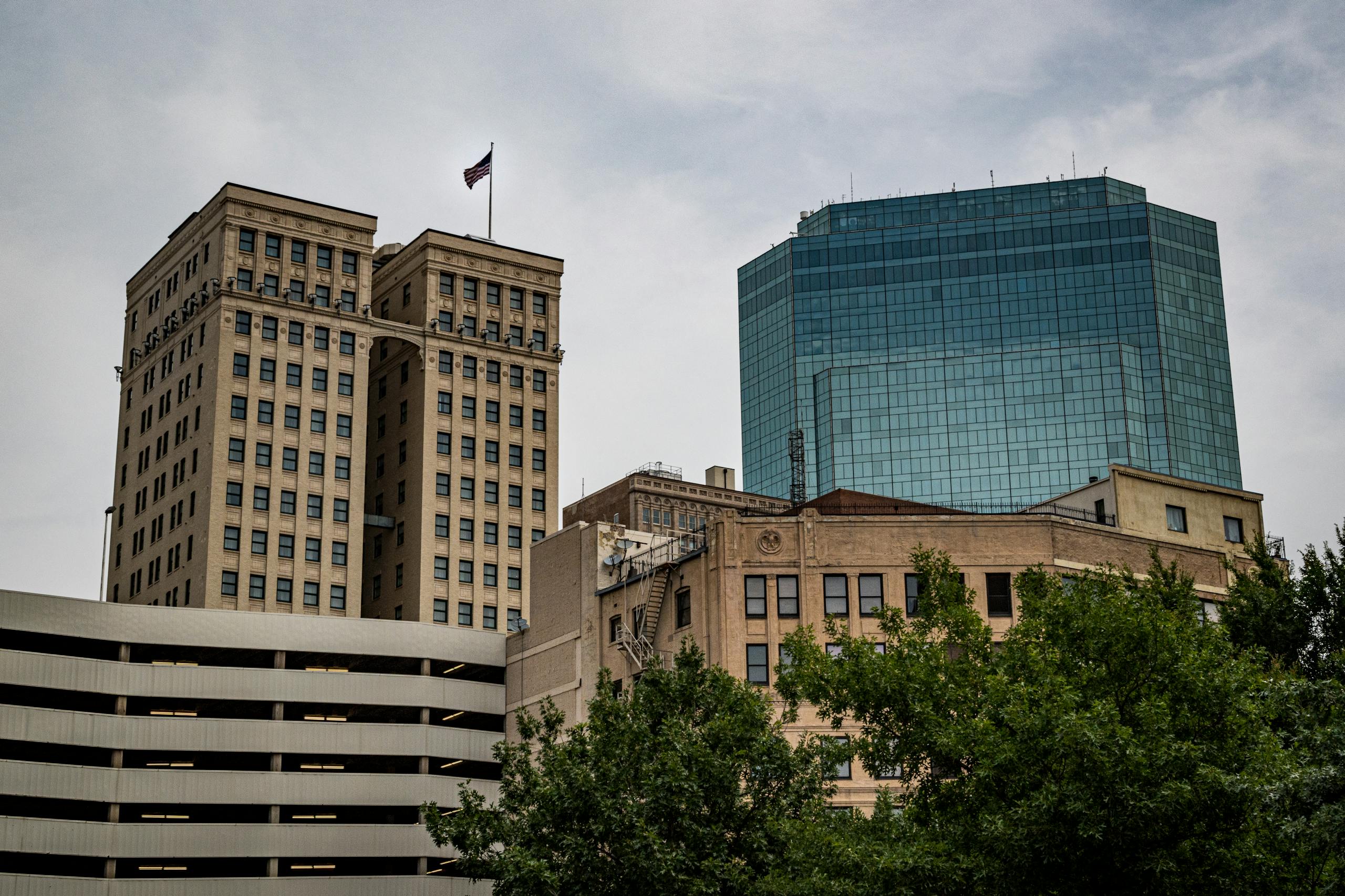 10 Republican Run Cities Where the Promise of Order Is Falling Apart 2 A cityscape showcasing contrasting architectural styles in downtown Fort Worth.