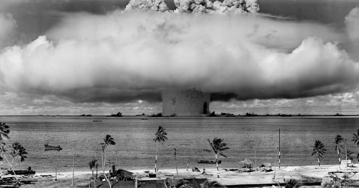 10 Dark Cold War Operations That Still Feel Disturbing Today 4 grayscale-photo-of-explosion-on-the-beach-