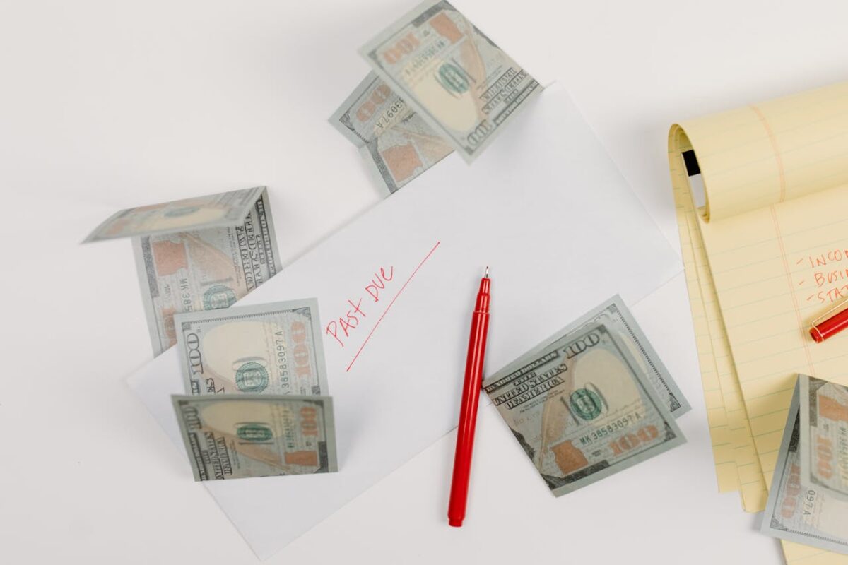 dollar-bills-used-for-bills-payment-