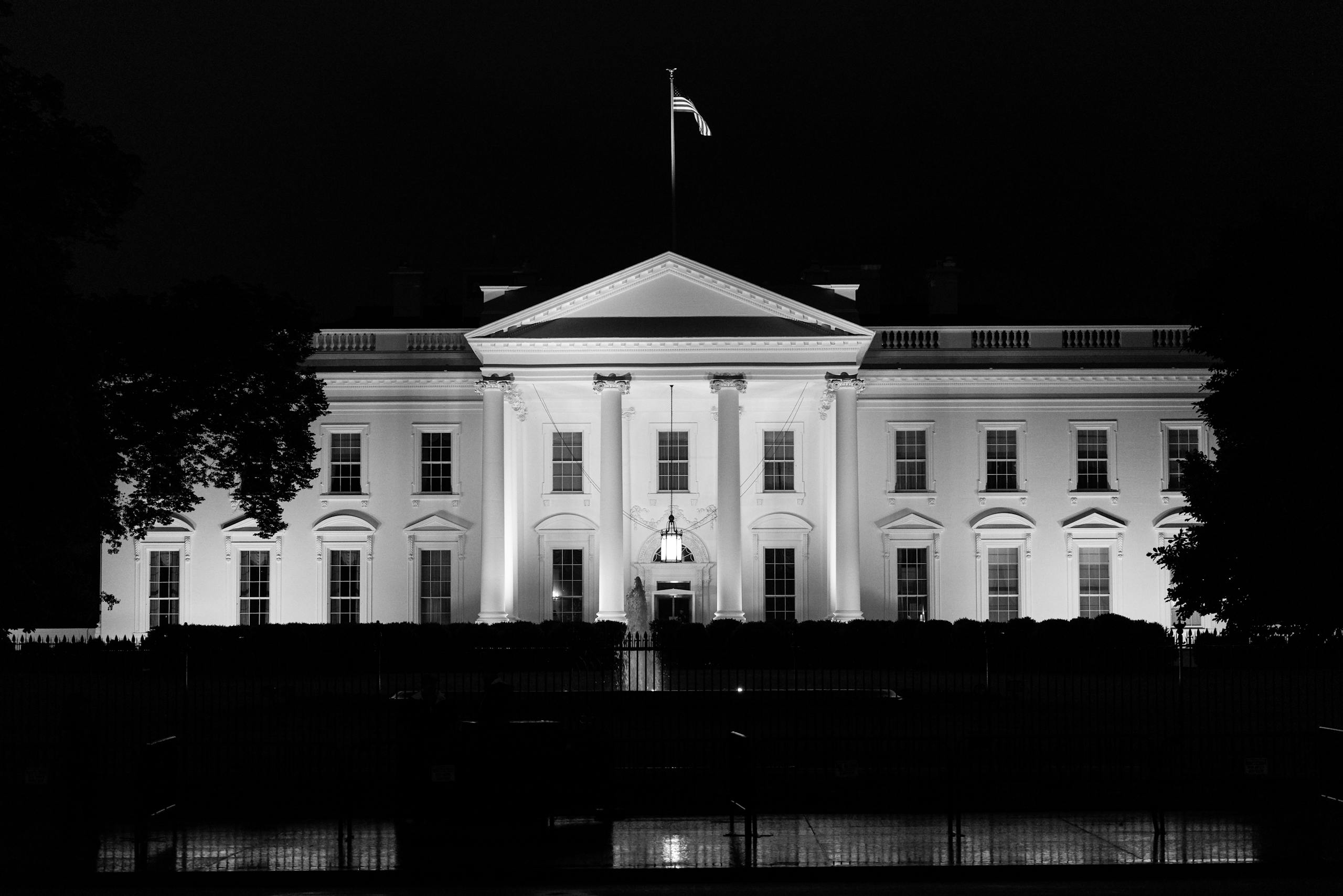 10 First Lady Traditions Melania Trump Ignored And The Controversy That Followed 1 The iconic White House illuminated at night, Washington, D.C., USA.