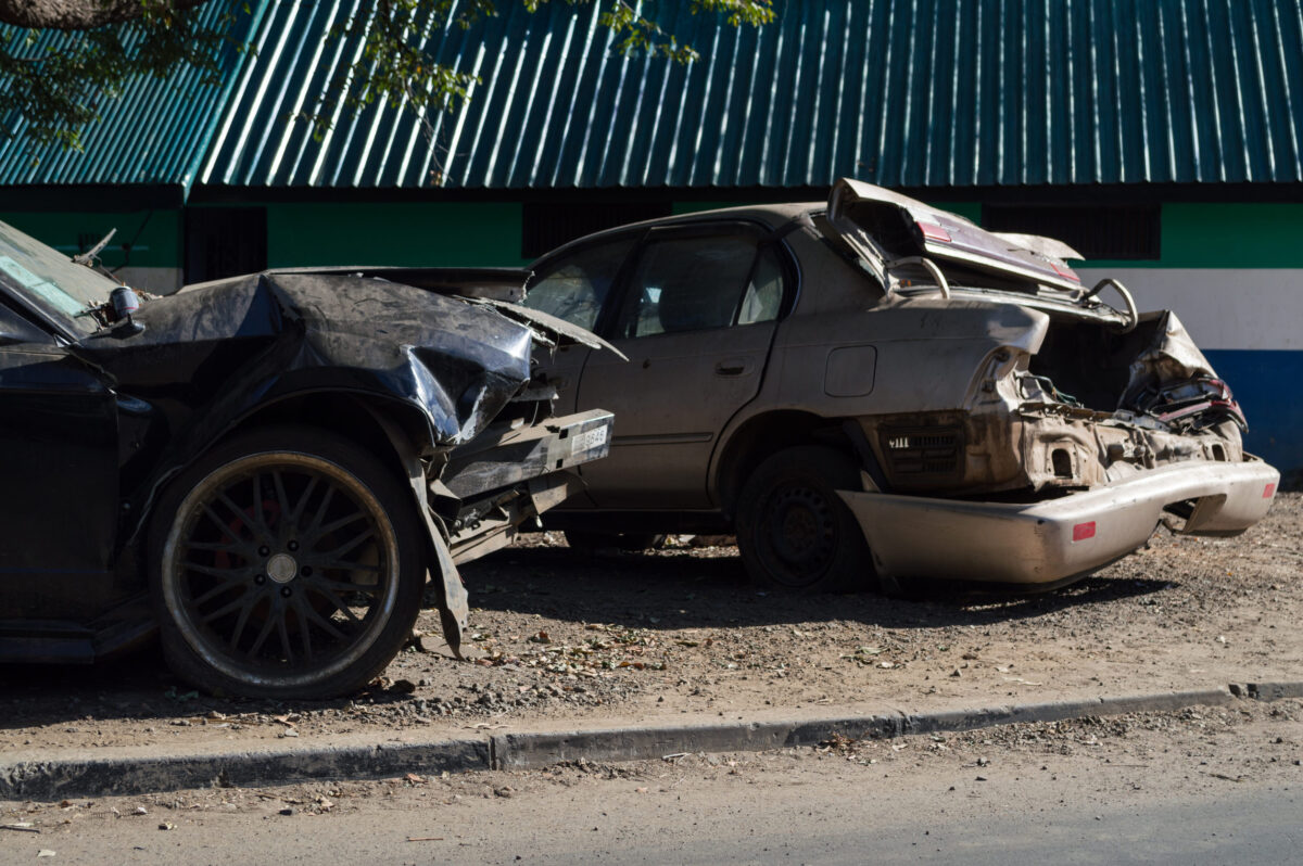 Deadly Head-On Crash on U.S. 290 Leaves Southwest Travis County Shaken 1 Completely Demolished Accident Car Wrecks after Collision, Zambia