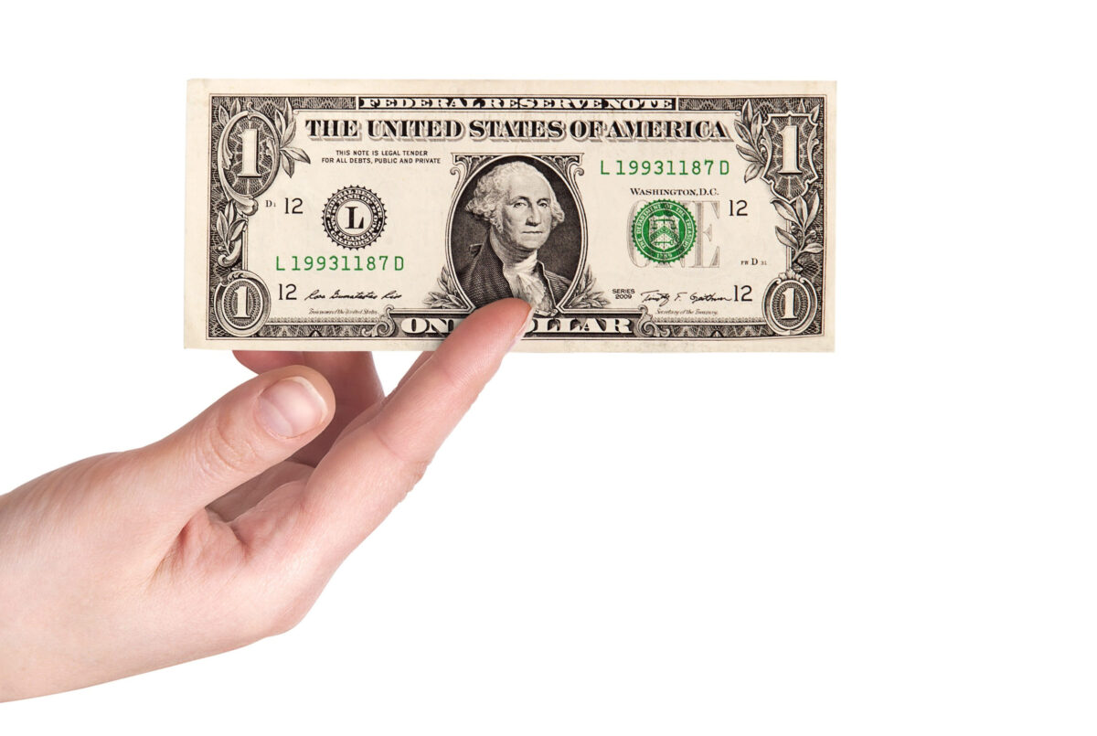 One dollar