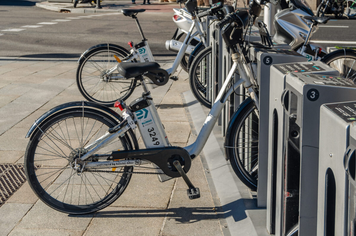 New Jersey Teen Vincent Battiloro Accused And to Be Tried as Adult in Cranford Crash That Killed Maria Niotis and Isabella Salas 1 MADRID, SPAIN aEUR" JANUARY 12, 2022: Bicycles from the bicycle rental service of the city of Madrid