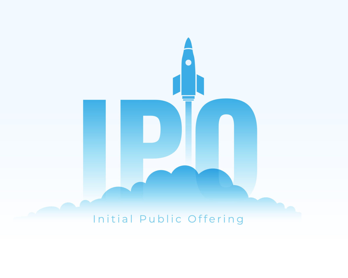 Elon Musk’s Trillion-Dollar Moment Turns SpaceX Into Wall Street’s New Obsession 1 ipo initial public offering share launch background design vector