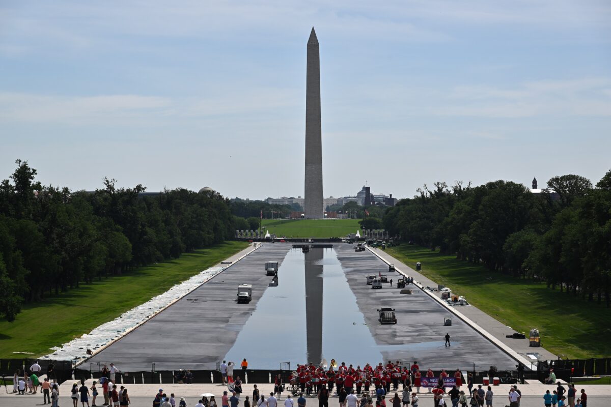 The Lincoln Memorial Reflecting Pool