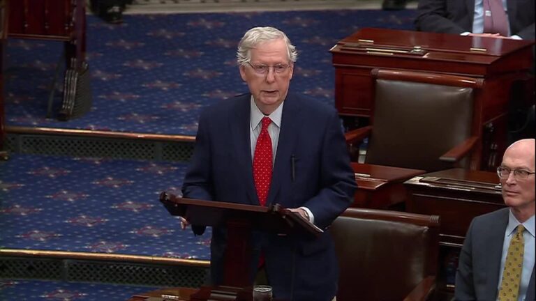 Mitch McConnell Hospitalized in Washington After Recent Senate Activity, Spokesperson says.