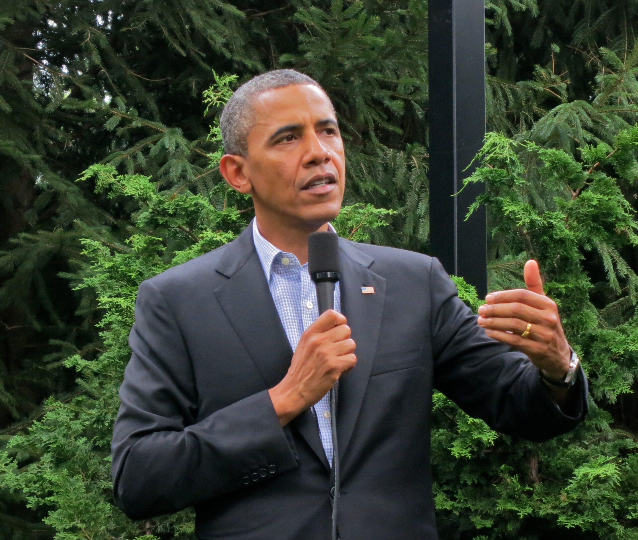 Barack Obama at his Chicago Home scaled