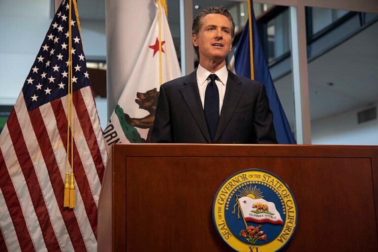California Governor Says DOJ Is Investigating Him and His Wife as Political Tensions Escalate in Washington