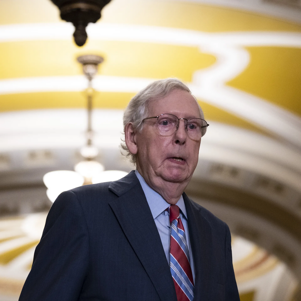 Mitch McConnell admitted to the hospital, spokesperson says 1 Mitch McConnell May 26.webp