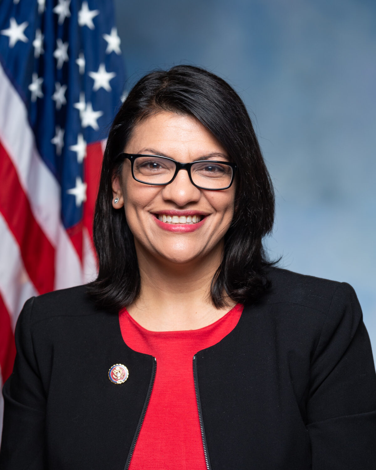 A Texas ICE Attack, 450 Years in Prison, and the Political Firestorm Around Rashida Tlaib 2 Rashida Tlaib official portrait 116th Congress