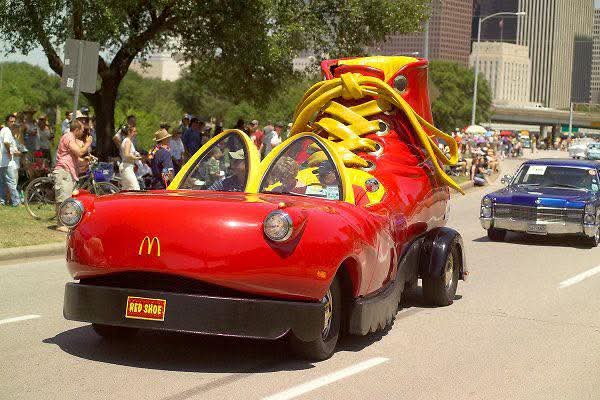 Ronald McDonald's Big Red Shoe Car