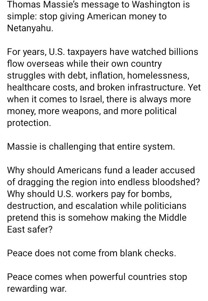 Thomas Massie Goes Nuclear on Netanyahu as U.S. Aid Fight Turns Brutal 2 WhatsApp Image 2026 06 21 at 7.20.24 PM 1