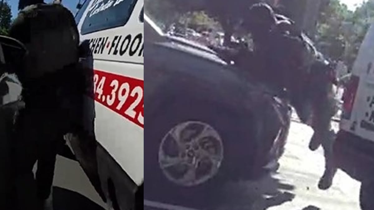 Man Arrested After Allegedly Hitting ICE Agent With Vehicle and Fleeing Scene, Prosecutors Say 2 assault1