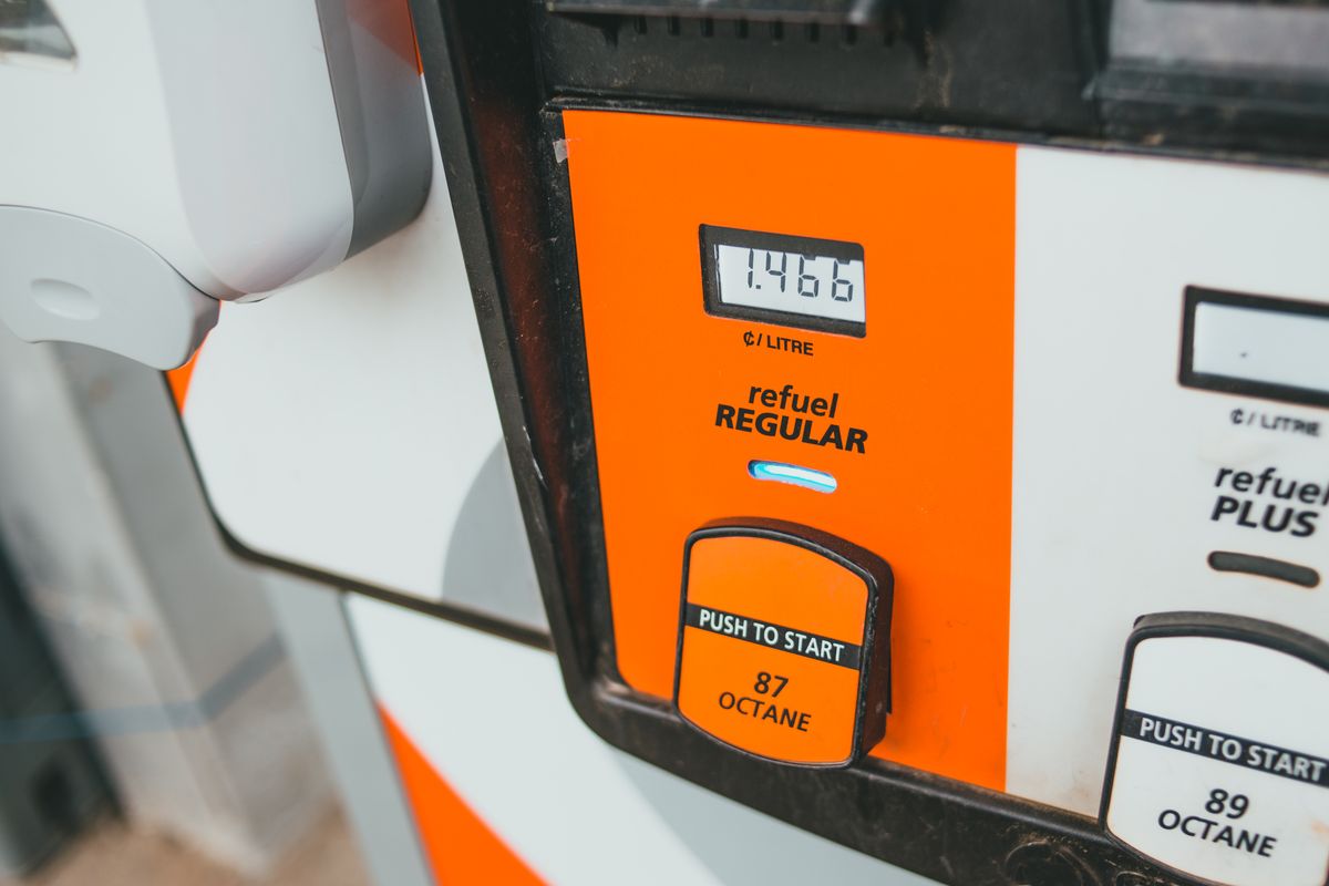 Gas Prices Are Climbing Again as Iran War Sends a Shock Through American Wallets 2 Detailed view of a gas pump showing price and octane level 87.