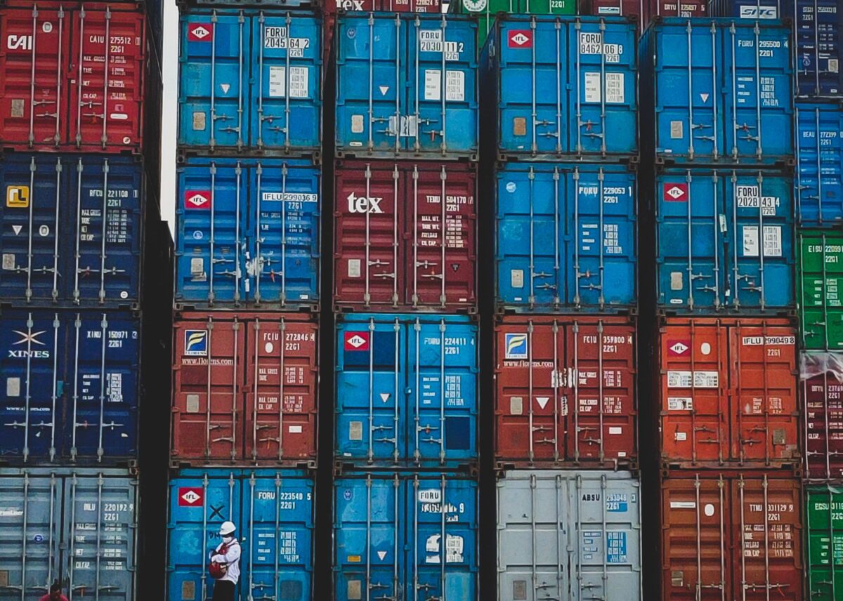 stacked-cargo-containers