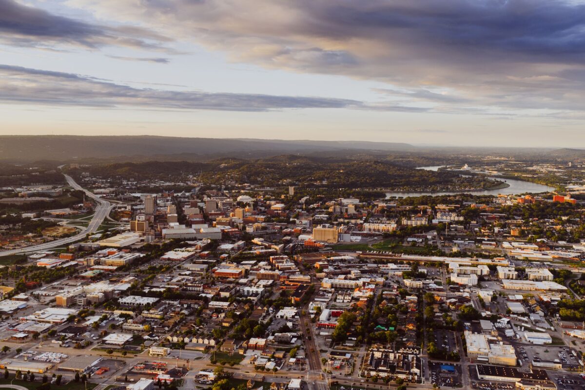 aerial-view-of-downtown-chattanooga-tennessee