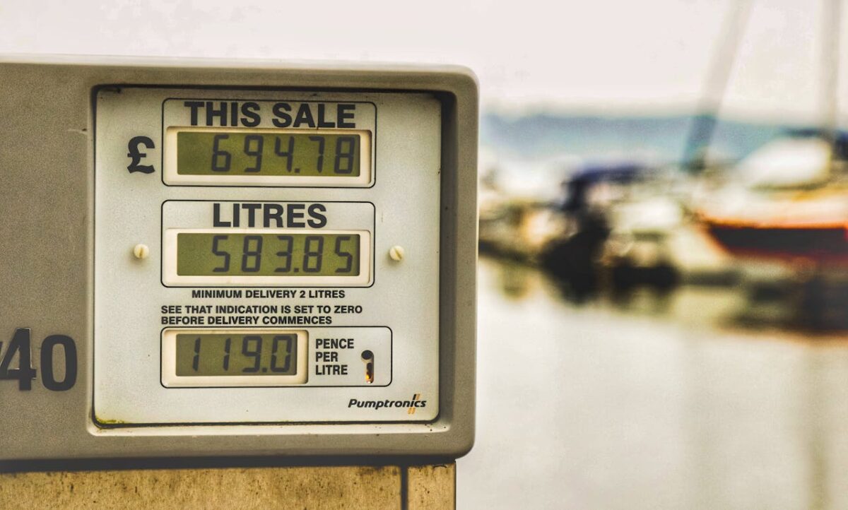 /selective-focus-photography-of-fuel-station-