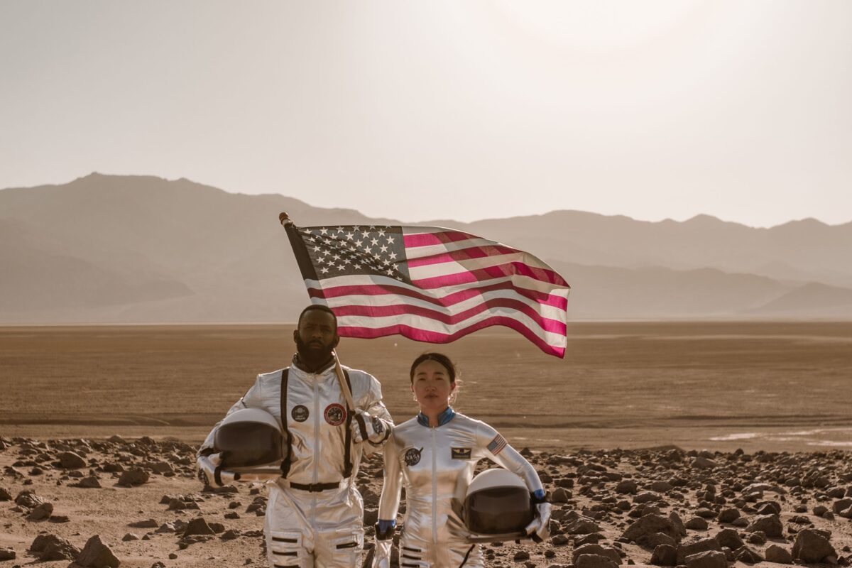 couple-wearing-astronaut-uniform