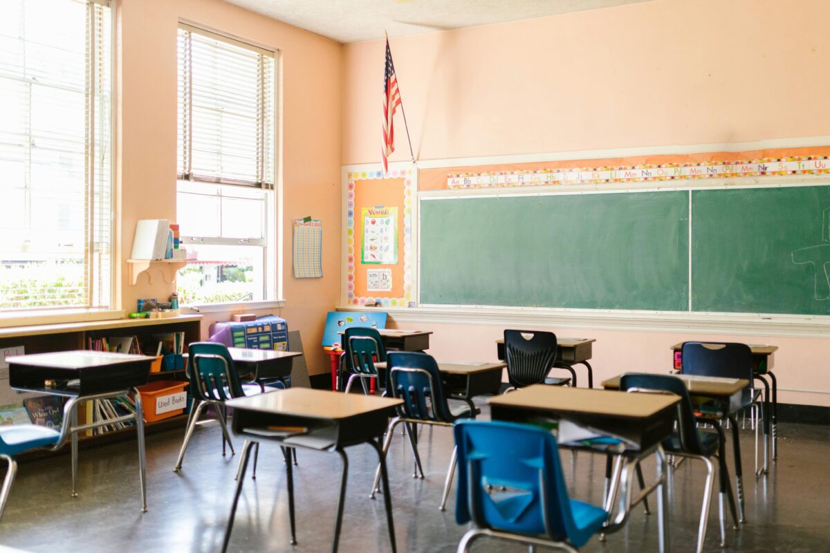 an-american-flag-inside-the-classroom