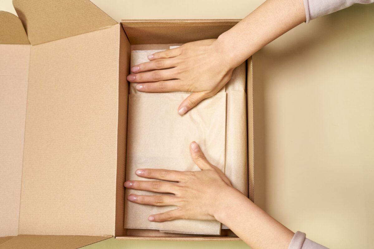 packaging-of-a-product-using-craft-paper