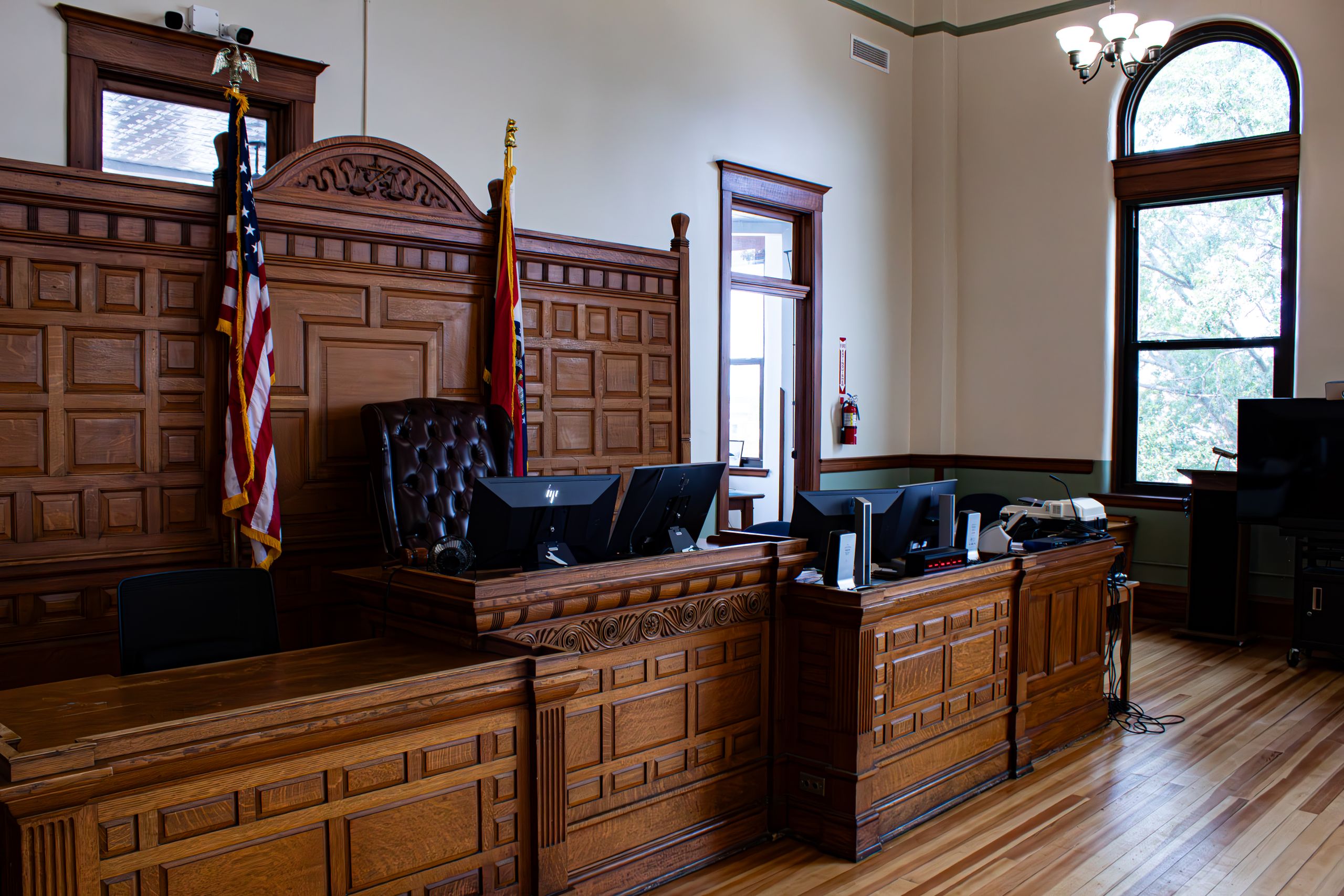 E. Jean Carroll Receives $5.63 Million From Trump as Years-Long Legal Battle Reaches New Chapter 2 courtroom-with-american-flags-in-usa