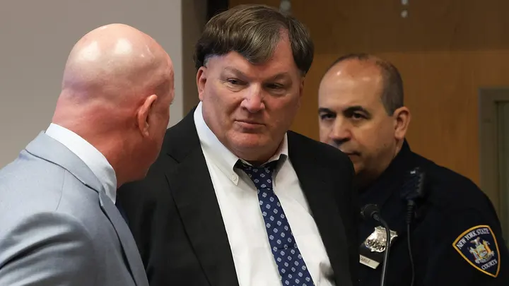 Rex A. Heuermann pleads guilty to murdering seven women and admits to an eighth killing during a hearing in Suffolk County Court in Riverhead