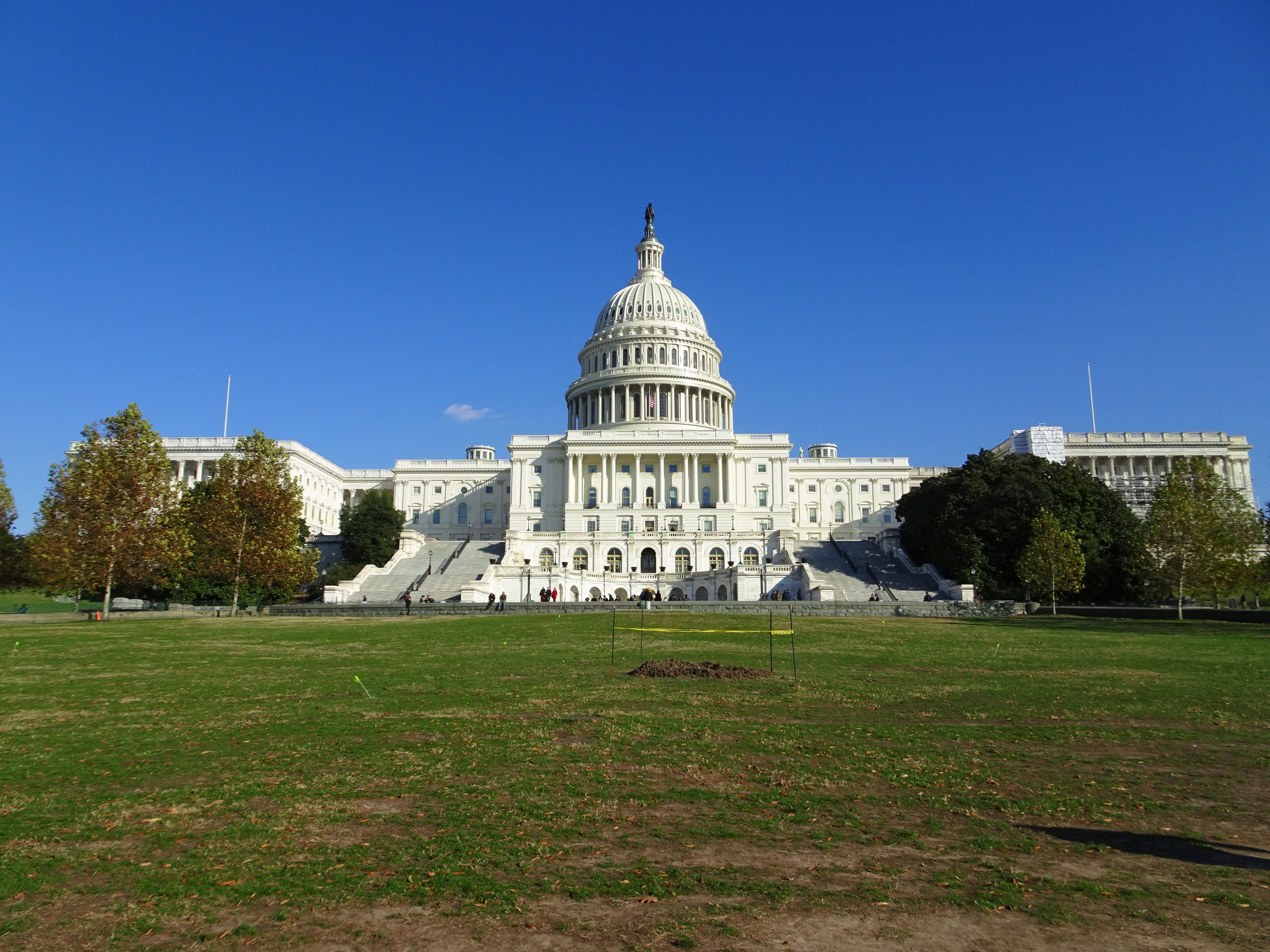 9 Cities Where Rent Could Devour Your First Paycheck Right Out of College 2 The iconic United States Capitol Building in Washington, D.C., under a clear blue sky.