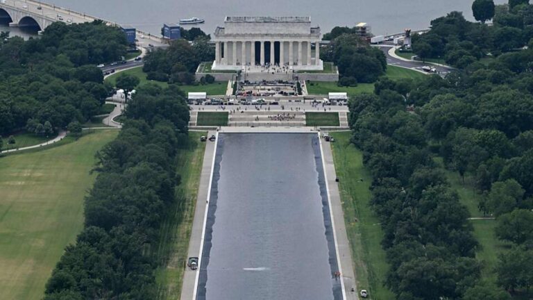 Trump Acknowledges Real Problems at Reflecting Pool After $14M Makeover, Blaming Vandalism