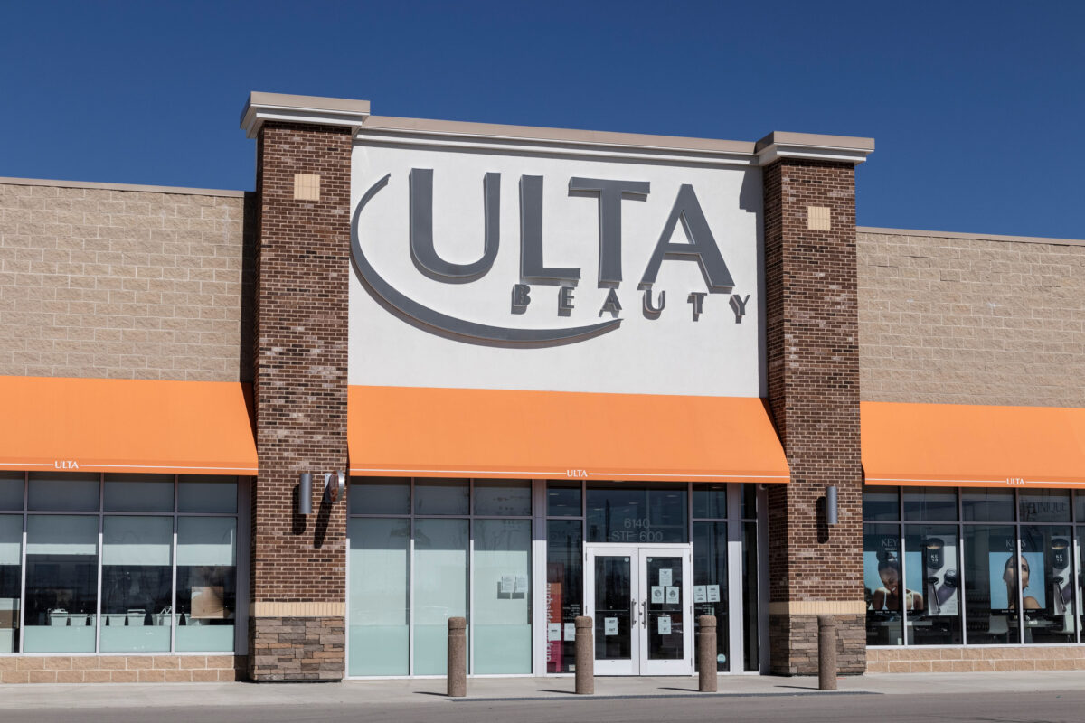 Suspect Accused of Stealing Over $700 in Fragrances From Ulta in Shirley 1 Whitestown - Circa March 2021: Ulta Salon, Cosmetics and Fragrance Retail Location. Ulta Provides Beauty Products and a Salon.