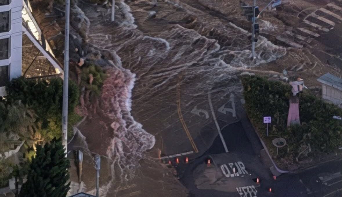 Massive Water Main Break Turns West Hollywood Streets Into Rivers, Flooding Garages Near Sunset Boulevard 1 748396816 27996116686648570 8680815744998617256 n e1784213489409