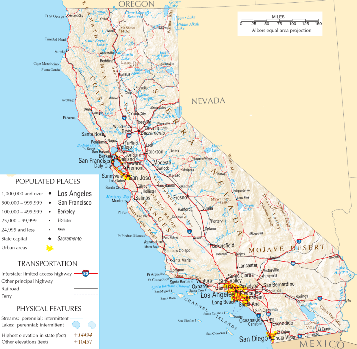 California Residents Jolted Awake by 3.9-Magnitude Earthquake as Questions Grow About What Lies Beneath the Surface 2 Map of California NA 2004 compact