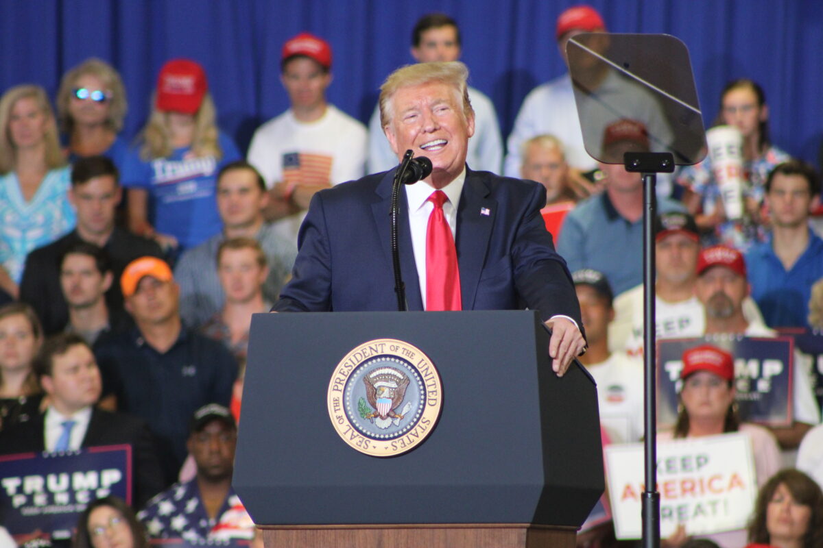 Trump Blocks $227 Million Disaster Aid for New York, New Jersey, Massachusetts, and Rhode Island After Snowstorm. 1 President Donald Trump Fayetteville NC Rally