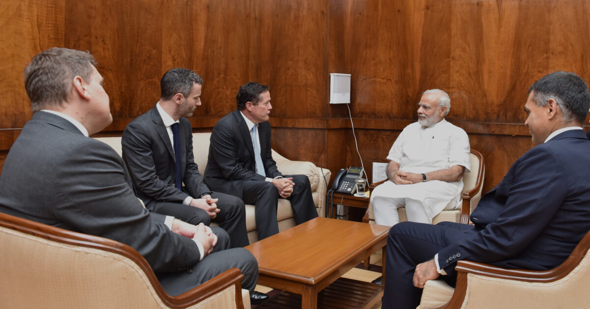 The CEO Barclays Mr. Jes Staley calling on the Prime Minister Shri Narendra Modi in New Delhi on July 20 2016 1