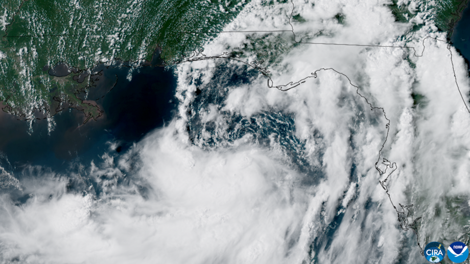 Tropical Storm Bertha Forms in the Gulf CIRA 2026 07 21