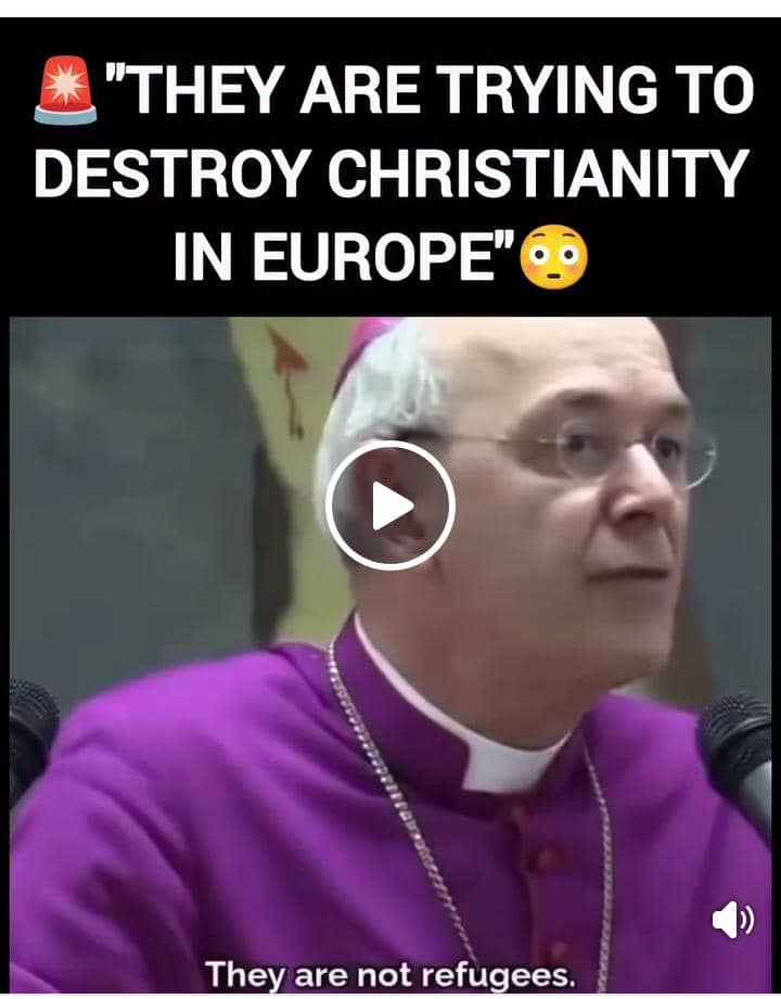 Bishop Warns Christianity Is Being Pushed Out of Europe as Migration Debate Erupts