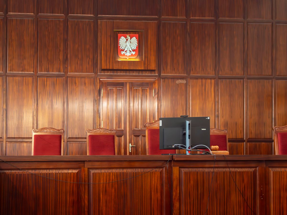 Unlicensed Driver Arrested After Fatal Parker County Crash That Killed Two Women 3 A beautifully crafted wooden courtroom with the Polish emblem in WrocÅaw, Poland.