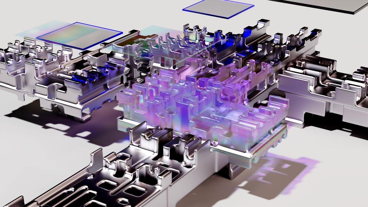 Apple vs. OpenAI Explodes Into Silicon Valley’s Biggest AI Battle Yet as Trade Secret Lawsuit Raises Questions About the Future of Devices 2 A futuristic 3D render showcasing abstract tech design with vibrant colors.