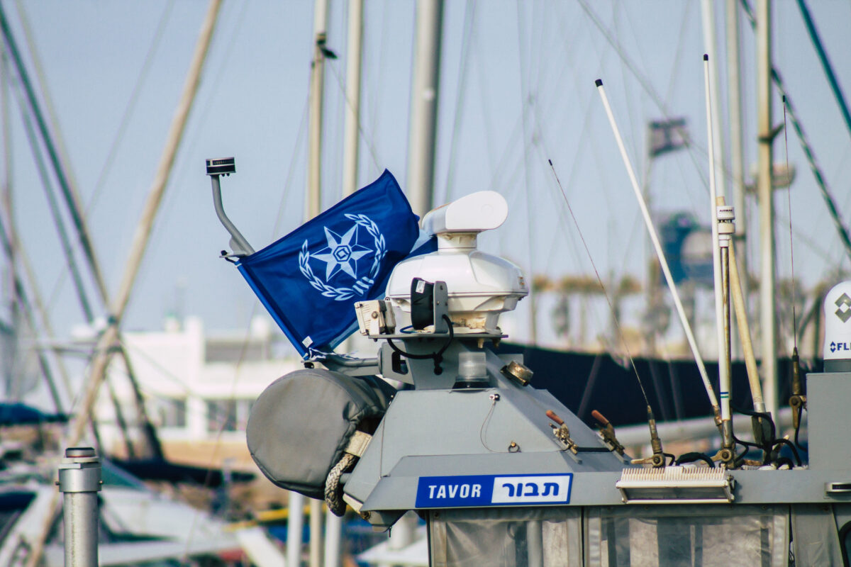 Iran Raises Israeli “False Flag” Theory After Drone Attack Strikes Egypt’s Damietta Port 1 Tel Aviv Israel February 08, 2020 View of a police boat in the marina of Tel Aviv in the afternoon