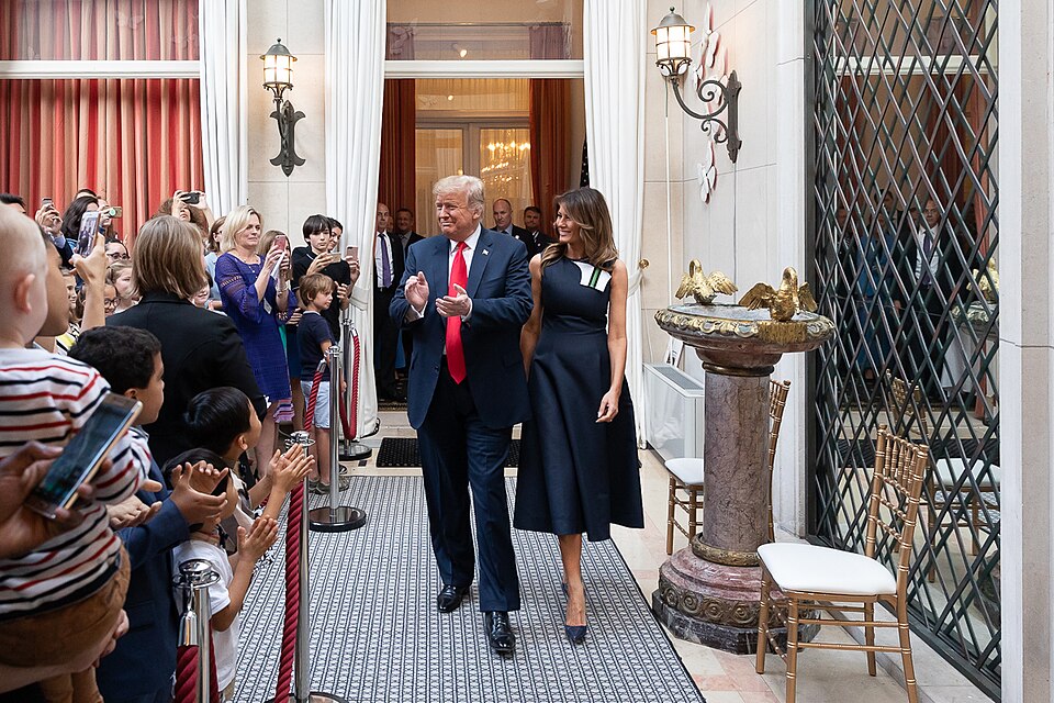 Amazon Customers Threaten to Cancel Subscriptions Over Reported Melania Trump Docuseries This Fall: “More Grifting”: Debate Moves to Streaming. 2 Donald__Melania_Trump_2018