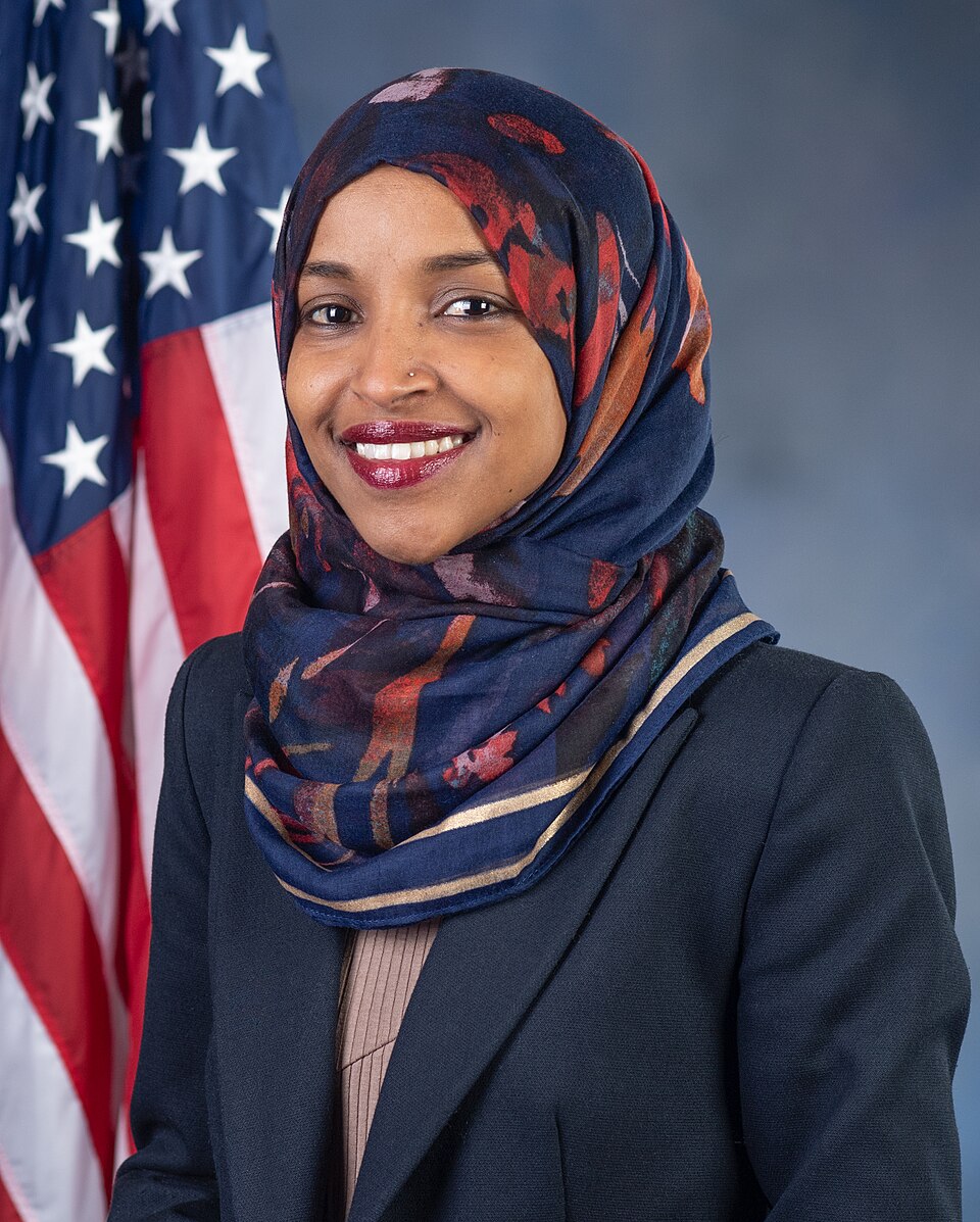 Ilhan Omar official portrait 116th Congress cropped A